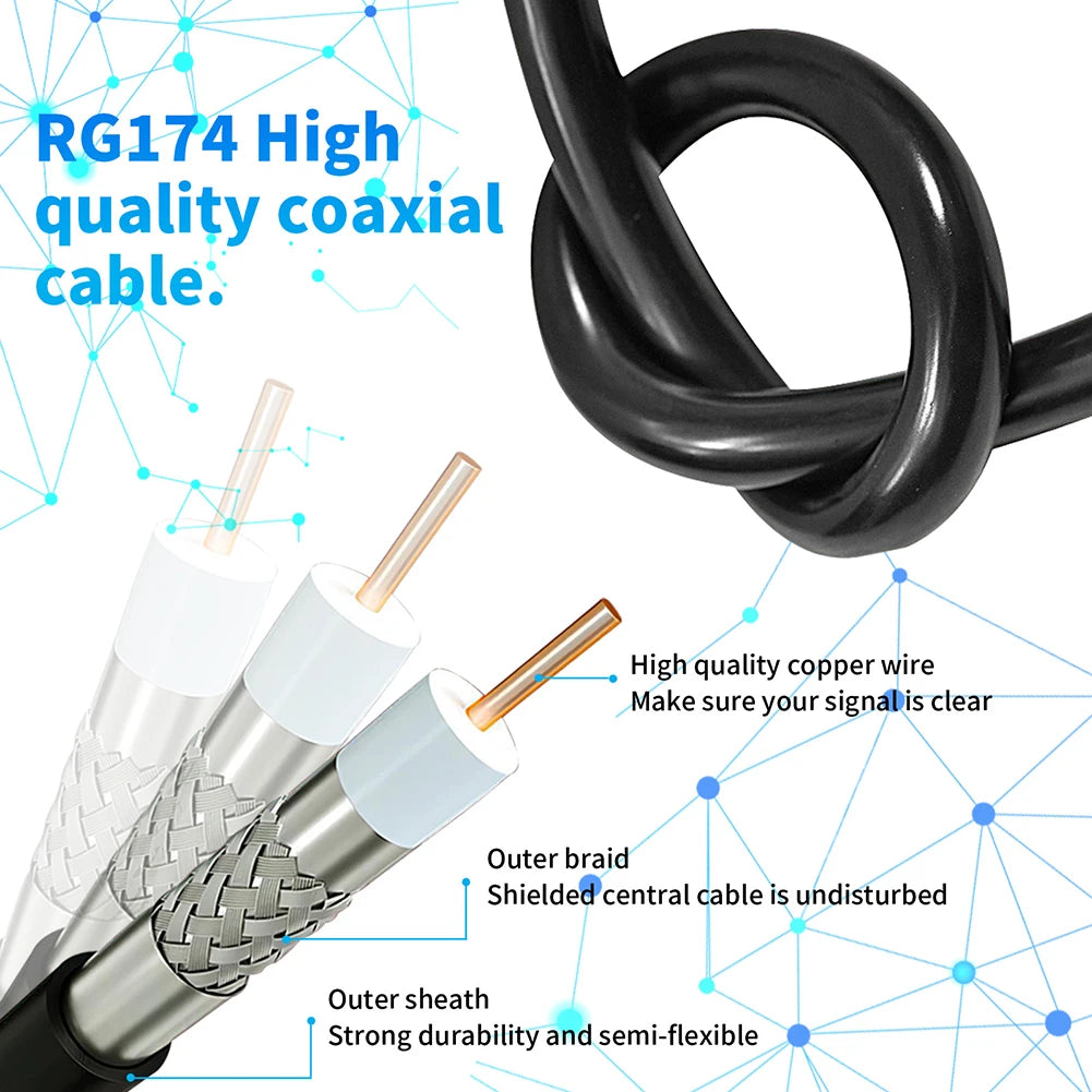 TV Digital Antenna Support 4K 1080P Suction Cup TV Antenna 50 Miles Range High Gain Aerial 25DBI Plug Play for Outdoor Indoor