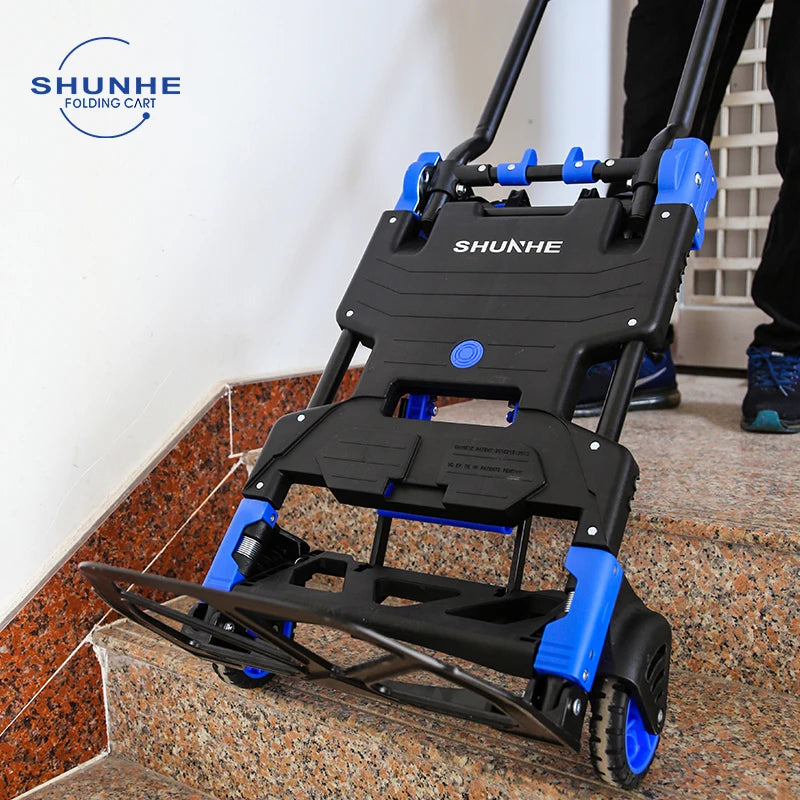 2 In 1 Convertible Moving Portable Foldable Hand Truck Multi-Function Folding Trolley