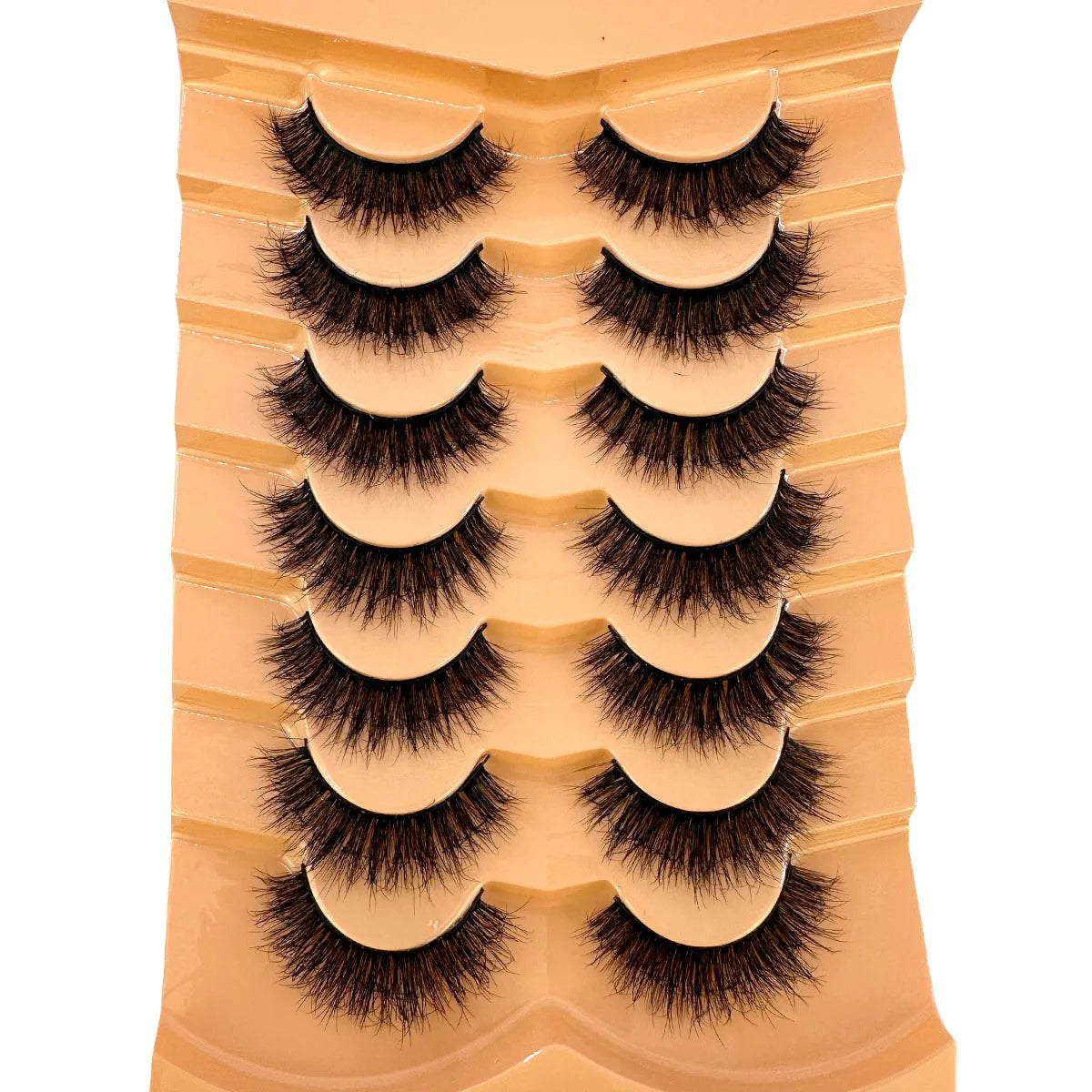 NEW 7pairs Fake Eyelashes Thick Long False Eyelashes Dramatic Lashes 3D Faux Mink Eyelashes Wholesale Full Strip Lashes Makeup