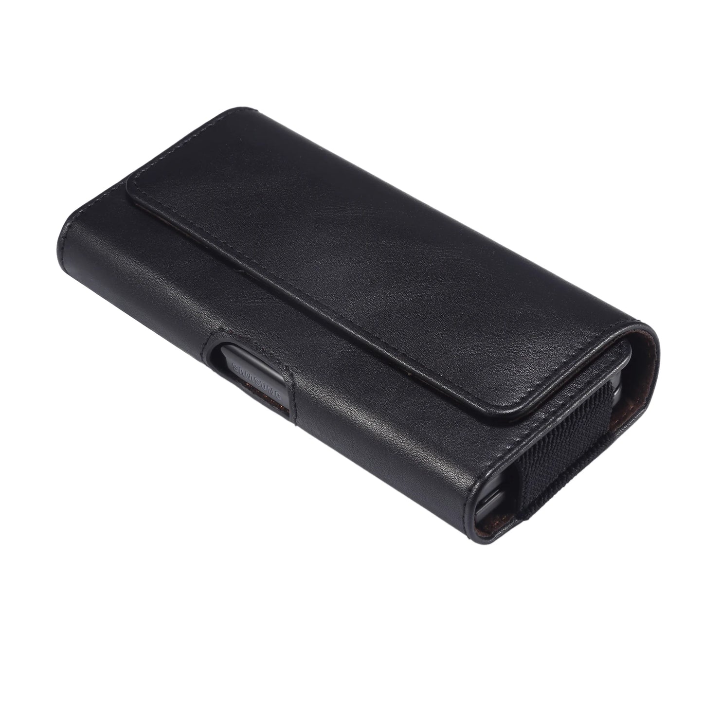 Leather Belt Clip Case Men Waist Bag For Samsung Galaxy Z Fold 5 4 3 2 5G Fold5 Fold4 Fold3 Fold2,Vivo X Fold Plus Holster Pouch