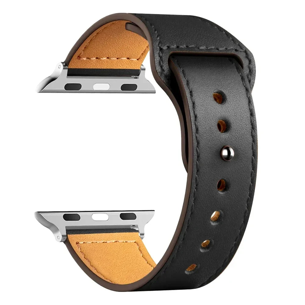 Leather Bands For Apple watch strap Ultra 49mm 46MM 44mm 40mm 38mm/42mm sport bracelet iWatch series 10 9 8 7 3 5 6 se 41mm/45mm