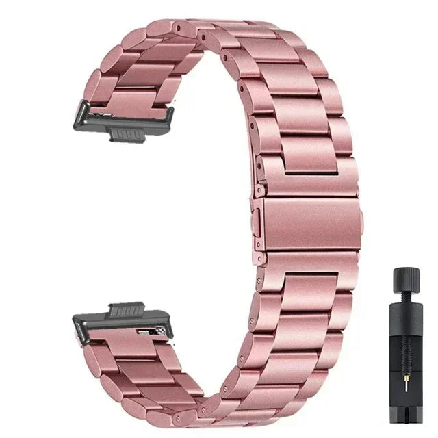 Stainless Steel Strap For Huawei Watch Fit 3 Bracelet Metal Band Replacement Wristband For Huawei Watch Fit 2 Smartwatch Corrrea