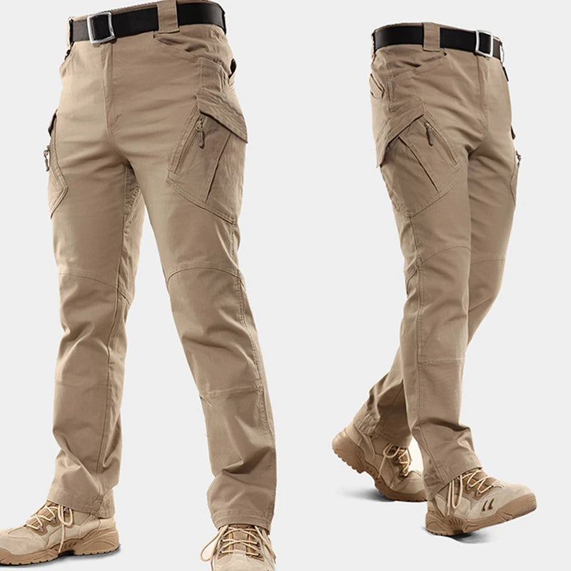Urban Commuter IX7 Tactical Training Pants Outdoor Expansion Multi Pocket Straight Barrel Workwear Pants