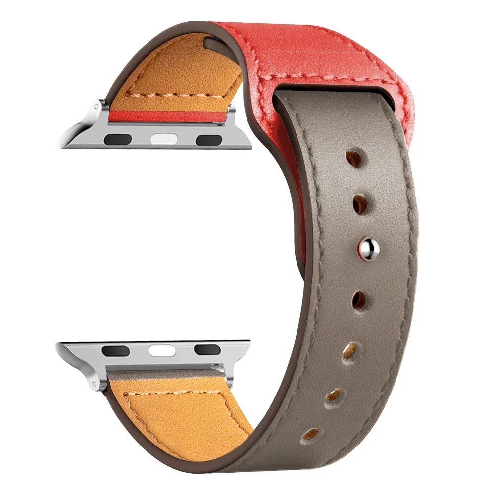 Leather Bands For Apple watch strap Ultra 49mm 46MM 44mm 40mm 38mm/42mm sport bracelet iWatch series 10 9 8 7 3 5 6 se 41mm/45mm