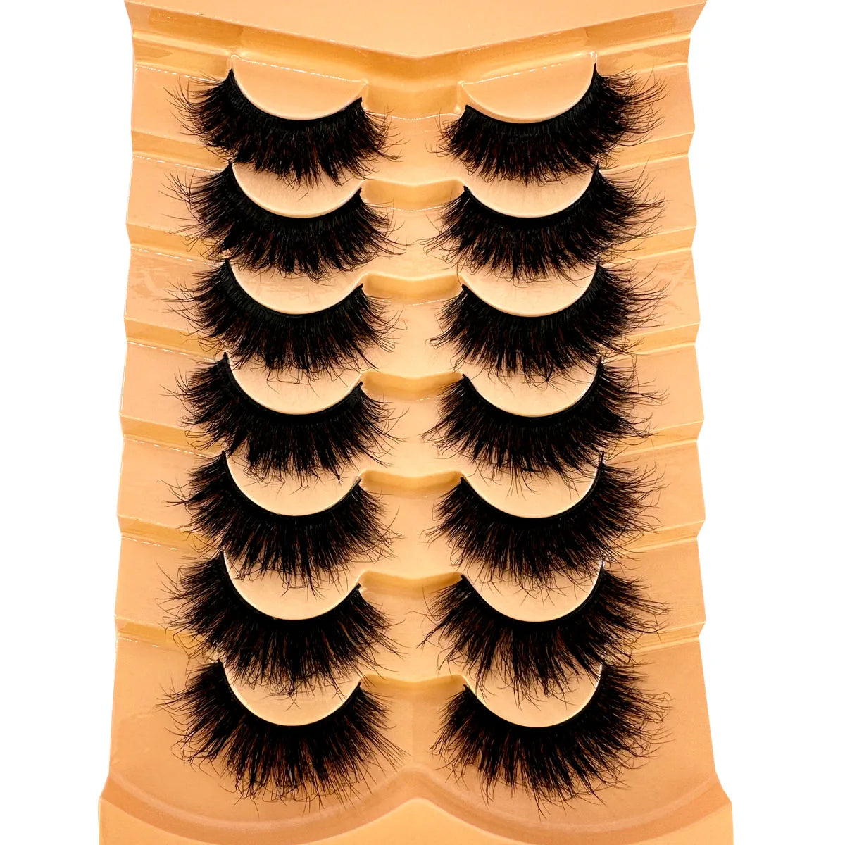 NEW 7pairs Fake Eyelashes Thick Long False Eyelashes Dramatic Lashes 3D Faux Mink Eyelashes Wholesale Full Strip Lashes Makeup