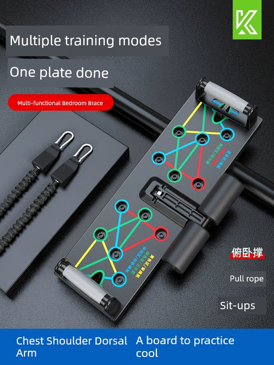 Multifunctional Push-Ups Training Board Sit-Ups Aid Men Fitness Bracket Handy Gadget Household Equipment Abdominal Wheel