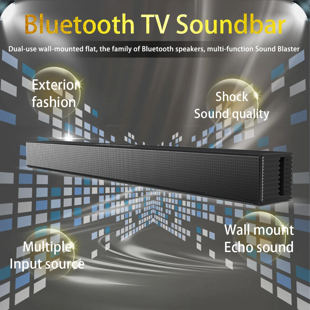 TV Soundbar HiFi Speaker Home Theater Sound Bar Bluetooth-compatible Speaker Support Optical HDMI-compatible For SAMSUNG SONY TV