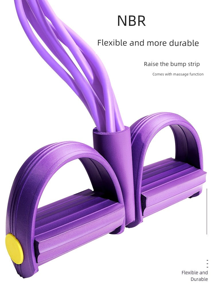 Pedal Chest Expander Fitness Tummy Sit-Ups Auxiliary Appliance Yoga Fitness Exercise For Home Pilates Rope