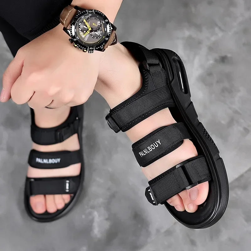 High Quality Sandals Men Fashion Outdoor Beach Comfort Casual Shoes Summer Male Large Size Sandalias Platform Rome Sandals