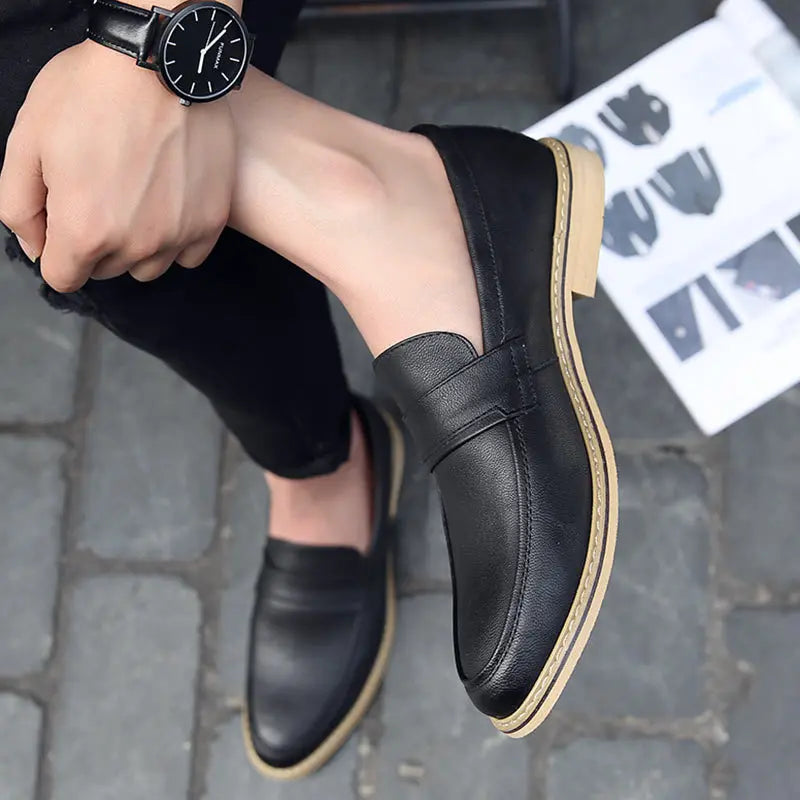 Men’s Leather Dress Shoes Classic Business Shoes
