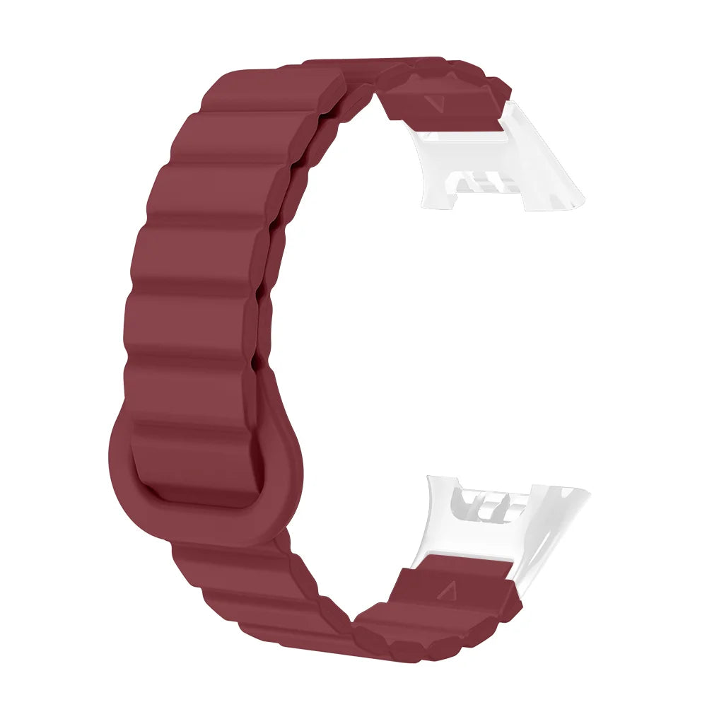 Watch Strap For XIaoMi Smart Watch Band 7 Pro Magnetic Silicone Soft Quick Release Lightweight Two-colors Head Clasp Man Woman