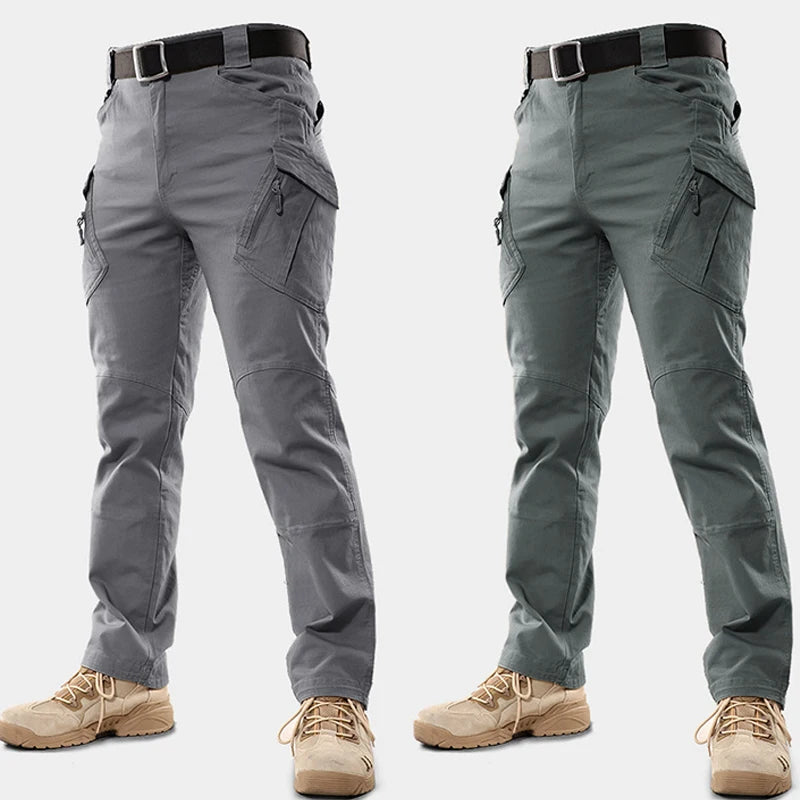 Urban Commuter IX7 Tactical Training Pants Outdoor Expansion Multi Pocket Straight Barrel Workwear Pants
