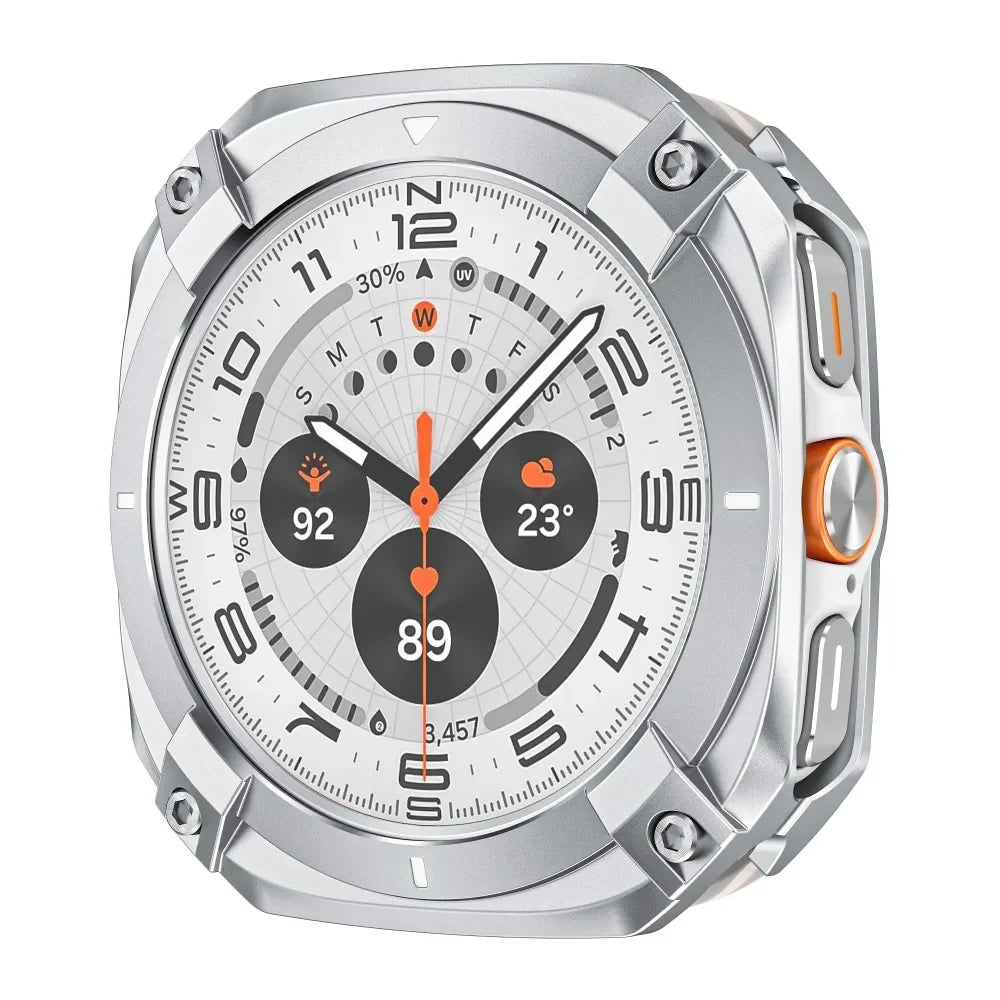 Luxury Aluminium Case for Samsung Galaxy Ultra Watch Ultra 47mm Metal Cover Screen Protector for Samsung Galaxy 7 Ultra 47mm