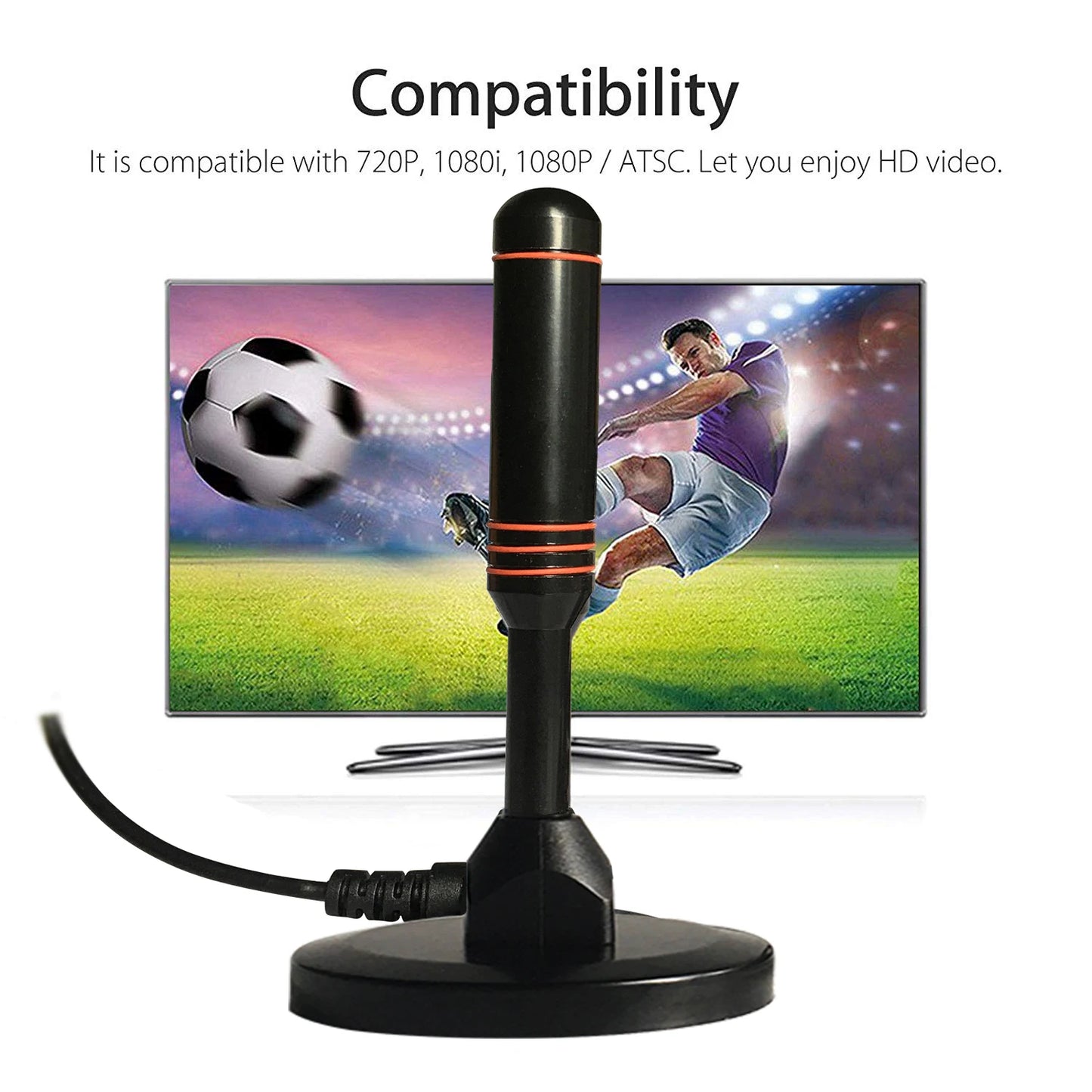 2024 Amplified HD Digital TV Antenna Long Range Indoor Outdoor tvantenna Support 4K 8K 1080p Fire TV Stick & HDTV's