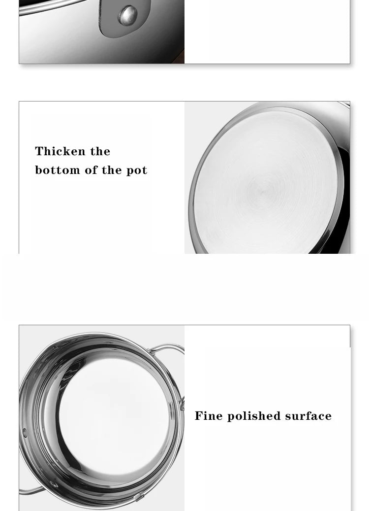 Deep fryer Stainless Steel Tempura Fryer Temperature Control Fried Chicken Fried Pan Cooking Tool Gas Electric Stove Universal