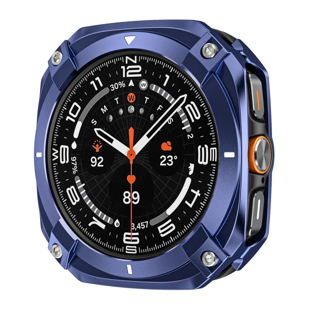 Luxury Aluminium Case for Samsung Galaxy Ultra Watch Ultra 47mm Metal Cover Screen Protector for Samsung Galaxy 7 Ultra 47mm