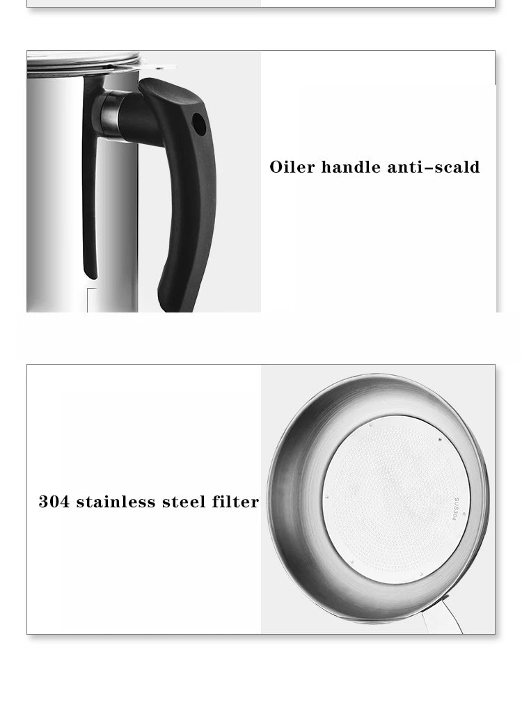 Deep fryer Stainless Steel Tempura Fryer Temperature Control Fried Chicken Fried Pan Cooking Tool Gas Electric Stove Universal