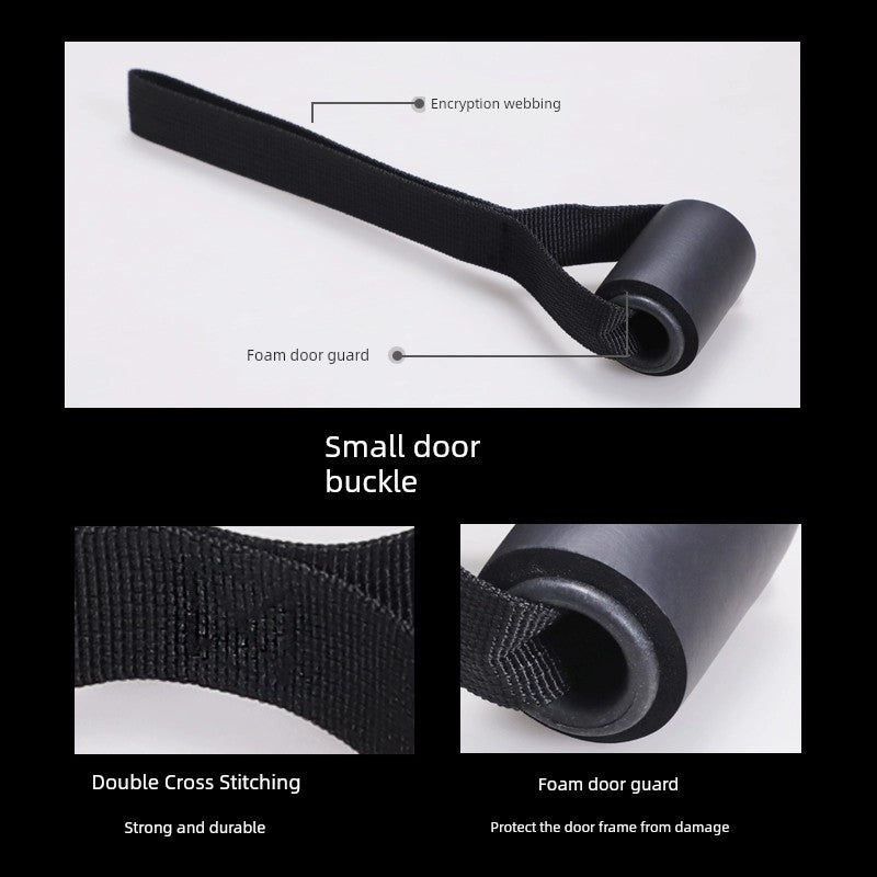 Fire Handsome Door Latch Door Anchor Pulling Rope Elastic String Chest Expander Accessories Yoga Belt Resistance Ring Fitness Equipment Fasteners