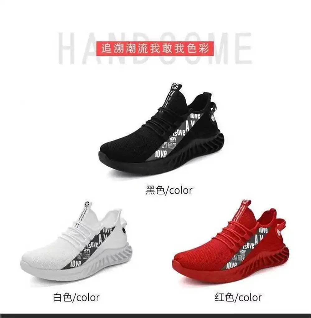 Size 41 Knitting Goods For Tourism Casual Gray Man Sneakers Large Size 49 Shoes Sports Tenks Krasofka Tenids Super Deals