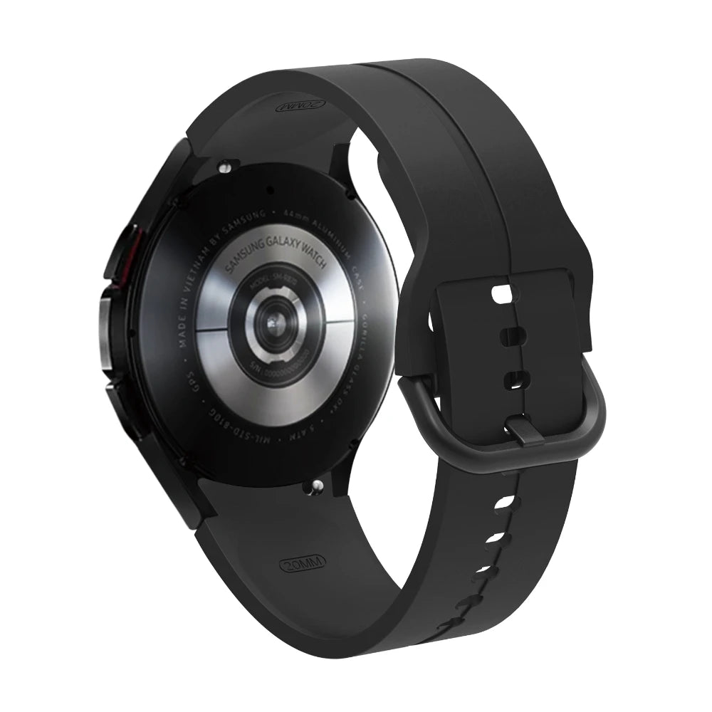 Silicone strap For Samsung Galaxy watch 7 6 5 4 40mm 44mm 45mm Original replacement band For Watch 6 4 Classic 43mm 47mm 46mm