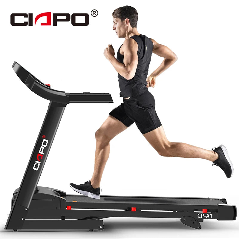Ciapo Electric home treadmill folding Gym Fitness Equipment running machine sale Motorized treadmill with screen cheap