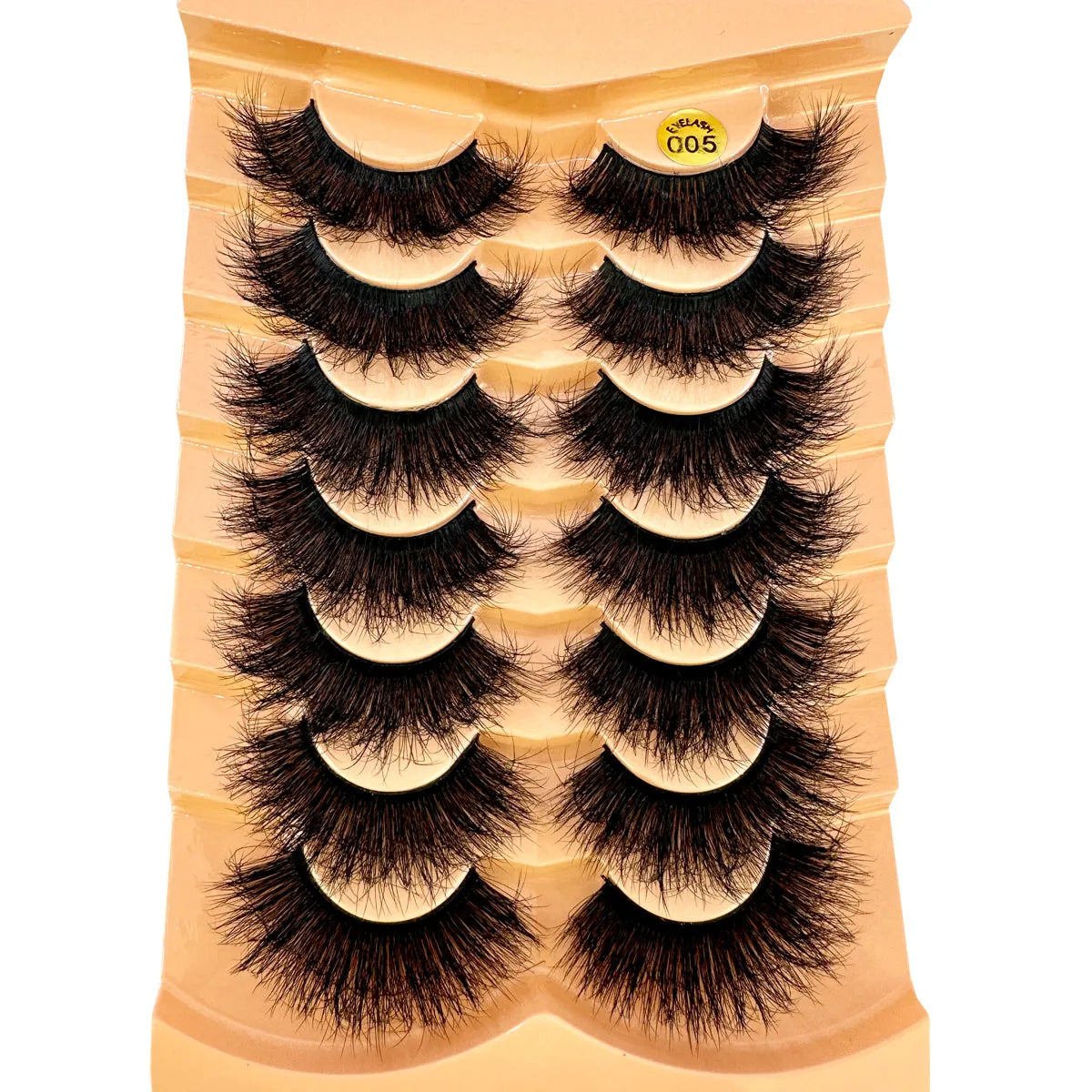 NEW 7pairs Fake Eyelashes Thick Long False Eyelashes Dramatic Lashes 3D Faux Mink Eyelashes Wholesale Full Strip Lashes Makeup
