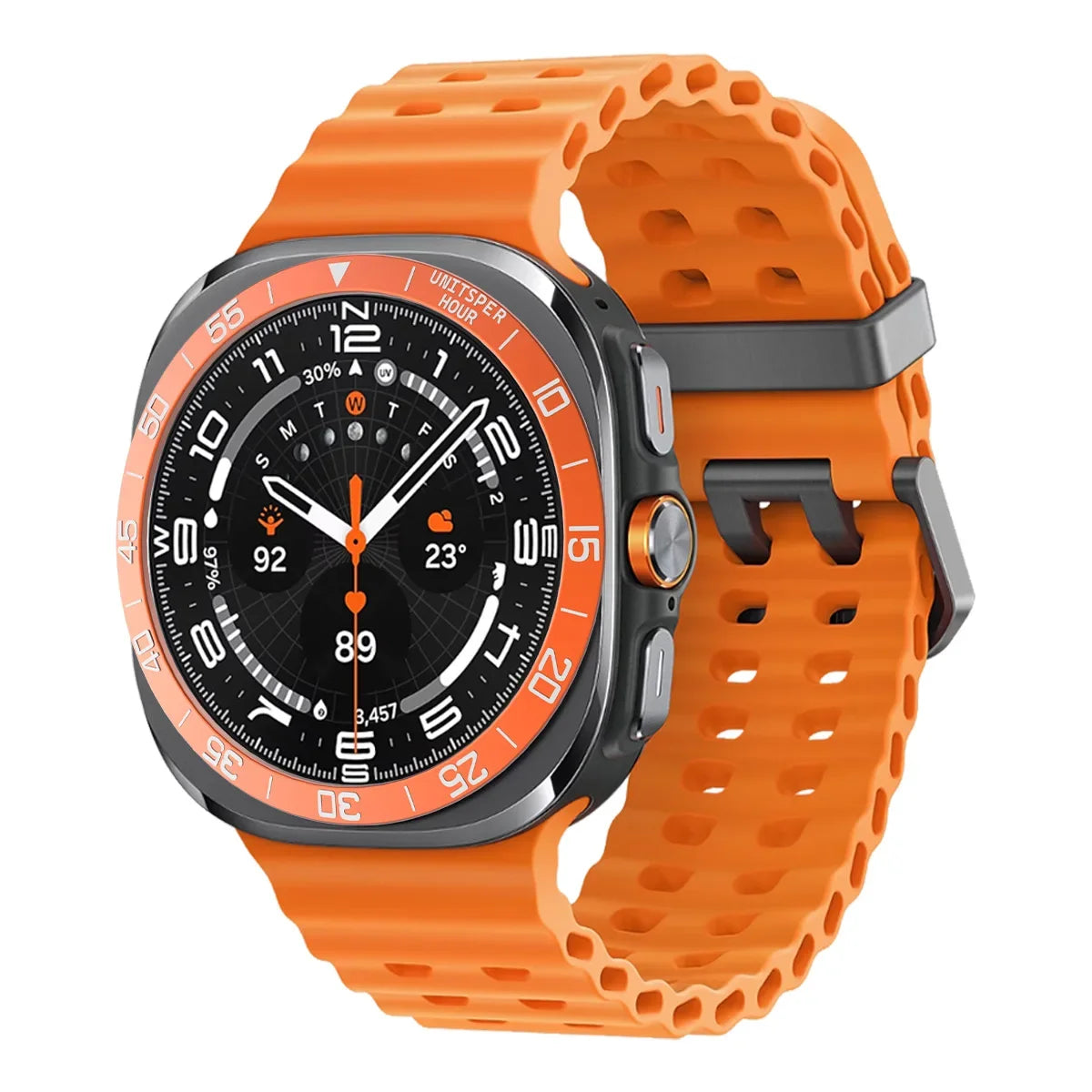 Metal Cover Bezel Ring Case For Samsung Galaxy Watch 7 Ultra 47mm SmartWatch Protector Case Steel Frame Shell Bumper Accessories