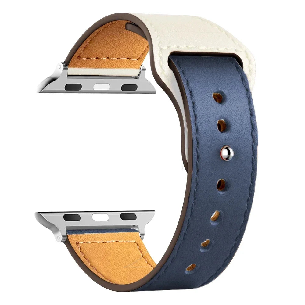 Leather Bands For Apple watch strap Ultra 49mm 46MM 44mm 40mm 38mm/42mm sport bracelet iWatch series 10 9 8 7 3 5 6 se 41mm/45mm