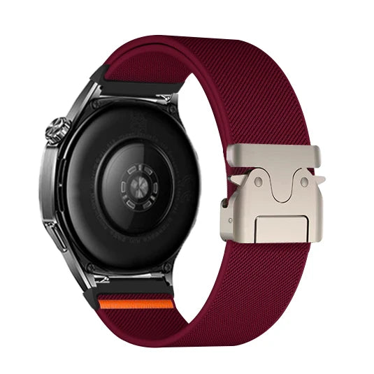 20mm 22mm Elastic Strap for Samsung Galaxy Watch 7 6 5 4 40mm 44mm 6Classic 47mm Nylon Band for Huawei Watch GT5 4Pro 3 Bracelet