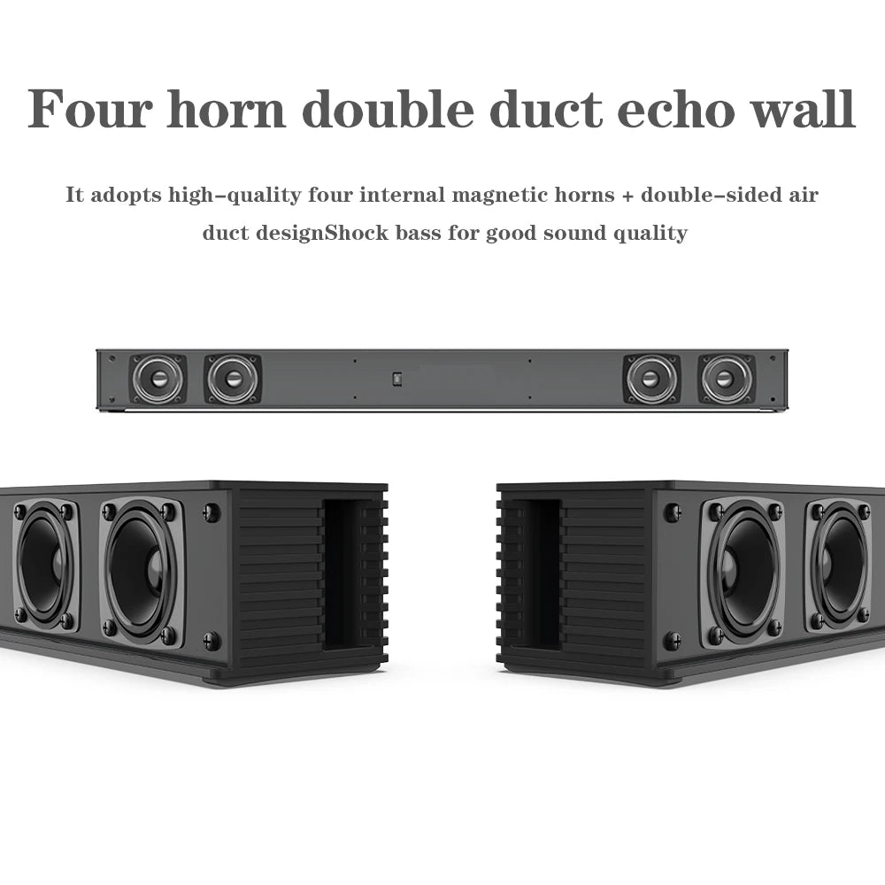 TV Soundbar HiFi Speaker Home Theater Sound Bar Bluetooth-compatible Speaker Support Optical HDMI-compatible For SAMSUNG SONY TV