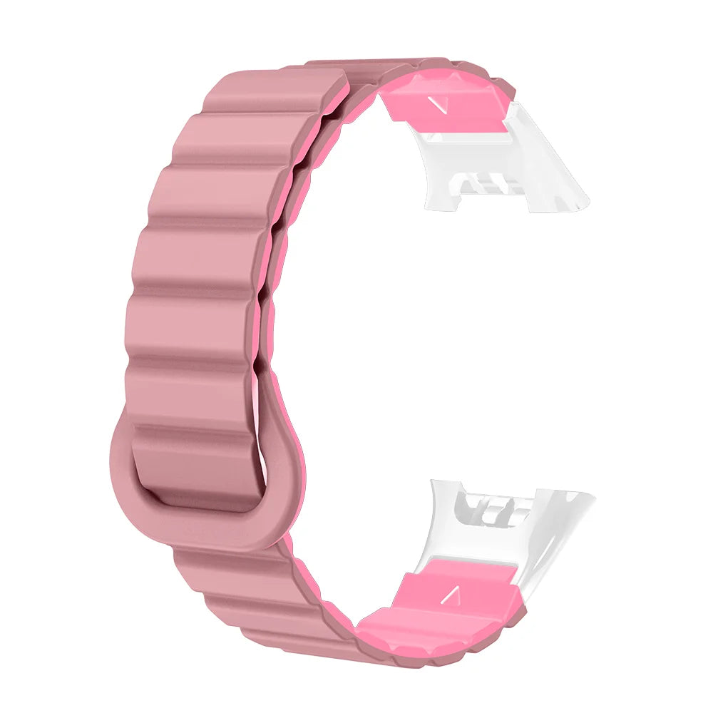 Watch Strap For XIaoMi Smart Watch Band 7 Pro Magnetic Silicone Soft Quick Release Lightweight Two-colors Head Clasp Man Woman