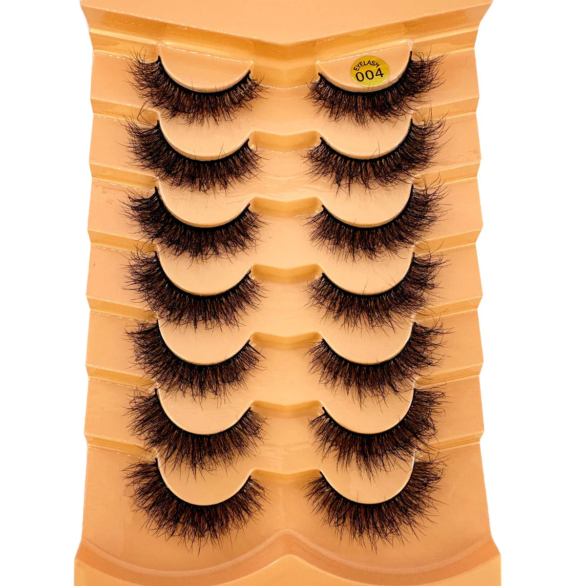 NEW 7pairs Fake Eyelashes Thick Long False Eyelashes Dramatic Lashes 3D Faux Mink Eyelashes Wholesale Full Strip Lashes Makeup