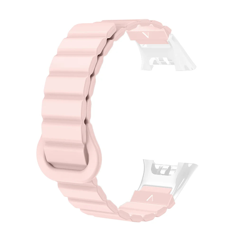 Watch Strap For XIaoMi Smart Watch Band 7 Pro Magnetic Silicone Soft Quick Release Lightweight Two-colors Head Clasp Man Woman
