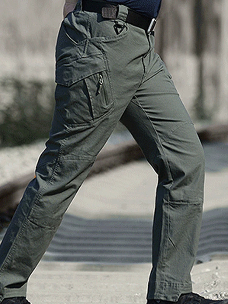 Urban Commuter IX7 Tactical Training Pants Outdoor Expansion Multi Pocket Straight Barrel Workwear Pants