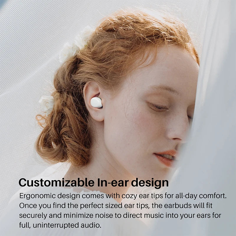 TOZO A1 Wireless Bluetooth Earbuds Small In Ear Headset Earphones Stereo Bass IPX5 Waterproof Microphone