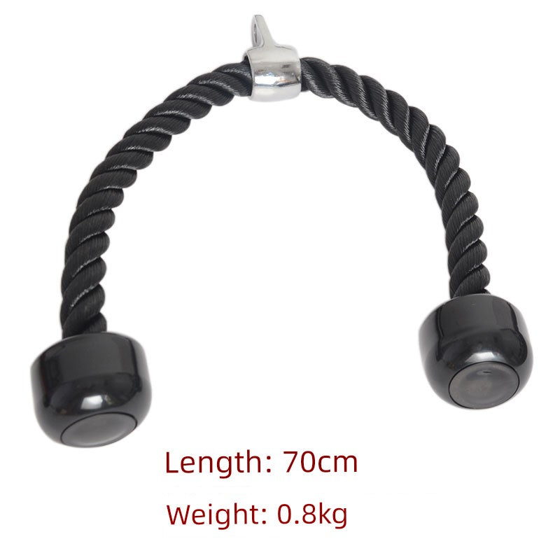 Triceps Rope High Pull-down Handle Rope Comprehensive Trainer Accessories Color Triceps Pulling Rope Side Pull