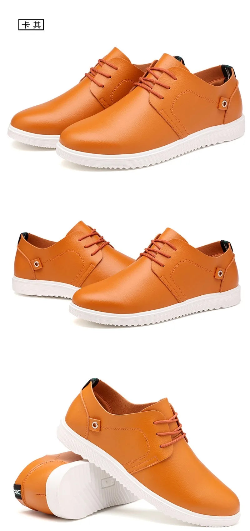 Men's Leather Casual Shoes Brand Comfortable Dress Shoes for Men Lace Up Oxfords Shoes Quality Men Sports Shoe Tenis Hombres 45