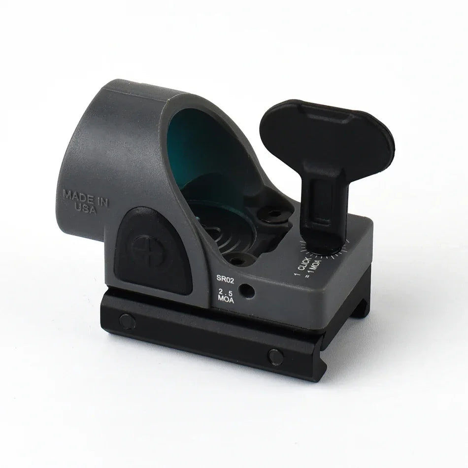 Mini SRO Red Dot Sight RMR Tactical Reflection Pistol Rifle Scope Reflex Optical Airsoft Sight Fit 20mm Weaver Rail