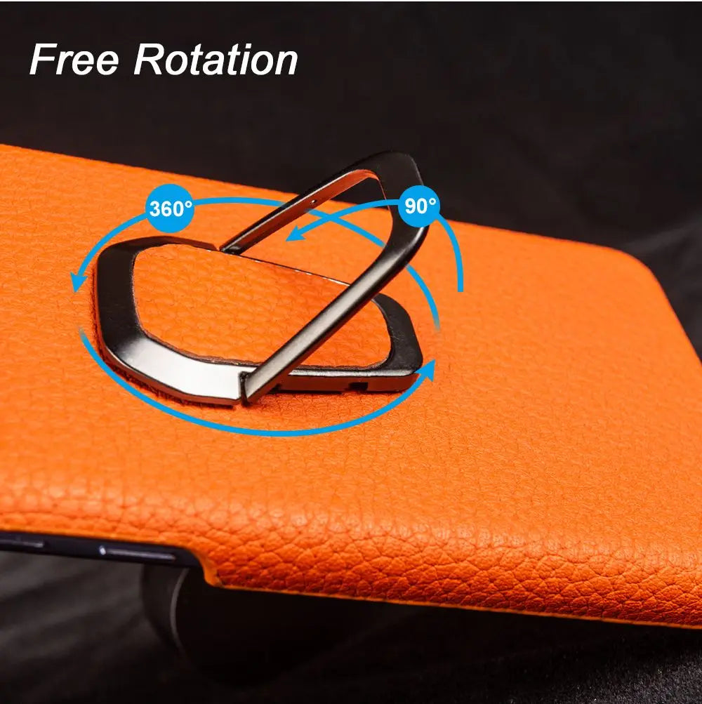 For Asus Zenfone 10 Case Handmade Genuine Leather Cases For Asus Zenfone9 Phone Cover Housing Protective Back Shell Stand Holder