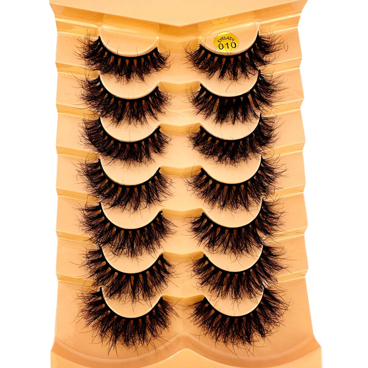 NEW 7pairs Fake Eyelashes Thick Long False Eyelashes Dramatic Lashes 3D Faux Mink Eyelashes Wholesale Full Strip Lashes Makeup