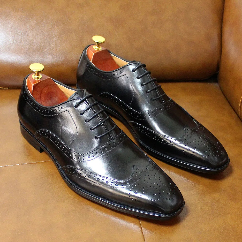 Men's Oxford Genuine Leather Dress Shoes
