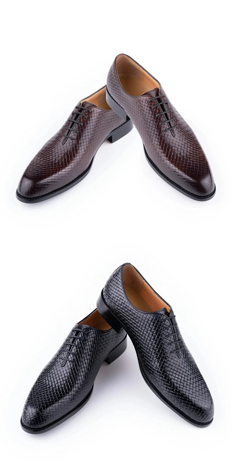 Men Dress Shoes Formal Office Oxford Wedding Party Matches Suit Zapatos De Hombre High Grade Genuine Leather handmade Man shoes