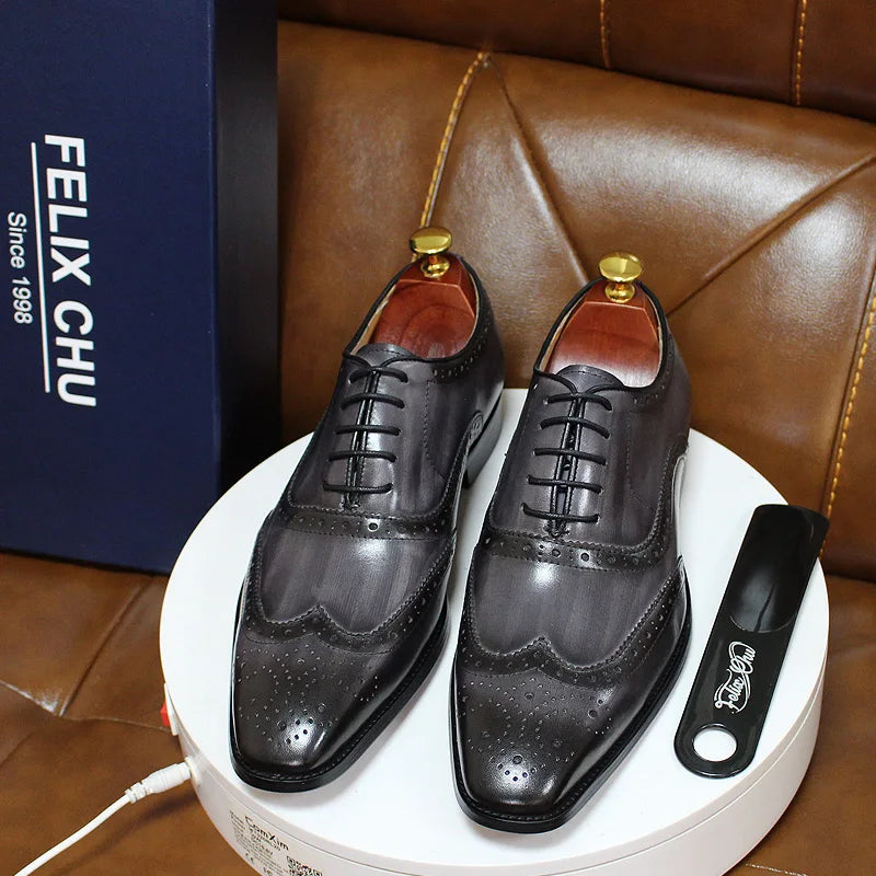 Men's Oxford Genuine Leather Dress Shoes