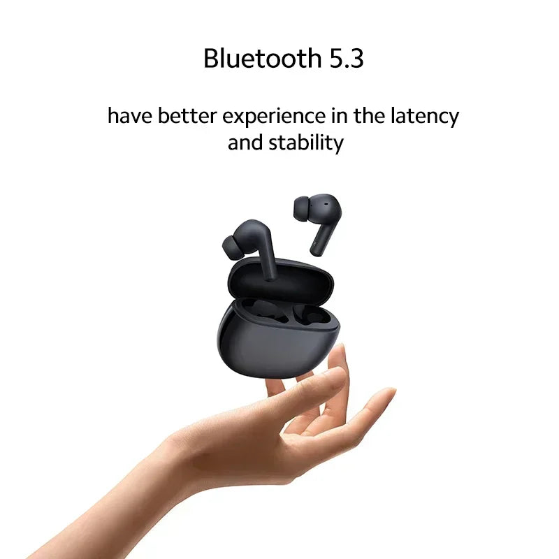 New Global Version Xiaomi Redmi Buds 4 Active Earphone Up to 28 Hours Listening Bluetooth 5.3 Noise Cancellation for Clear Calls