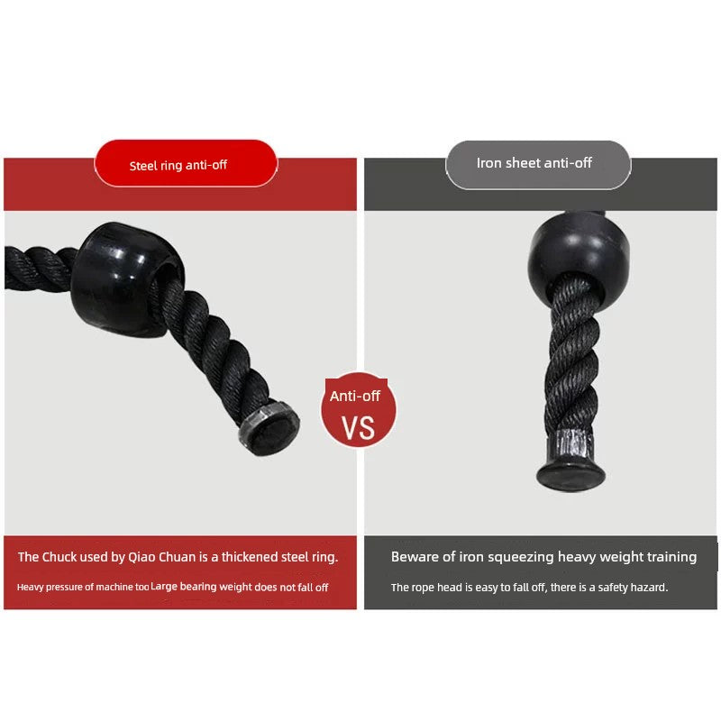 Triceps Rope High Pull-down Handle Rope Comprehensive Trainer Accessories Color Triceps Pulling Rope Side Pull