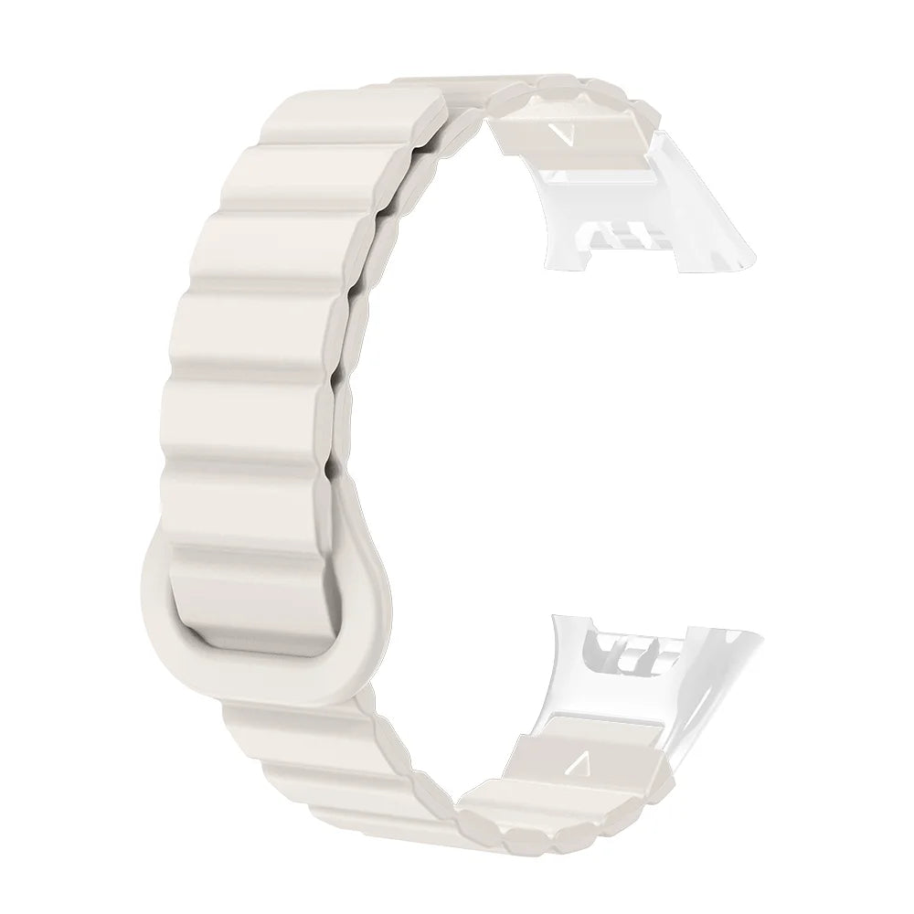 Watch Strap For XIaoMi Smart Watch Band 7 Pro Magnetic Silicone Soft Quick Release Lightweight Two-colors Head Clasp Man Woman