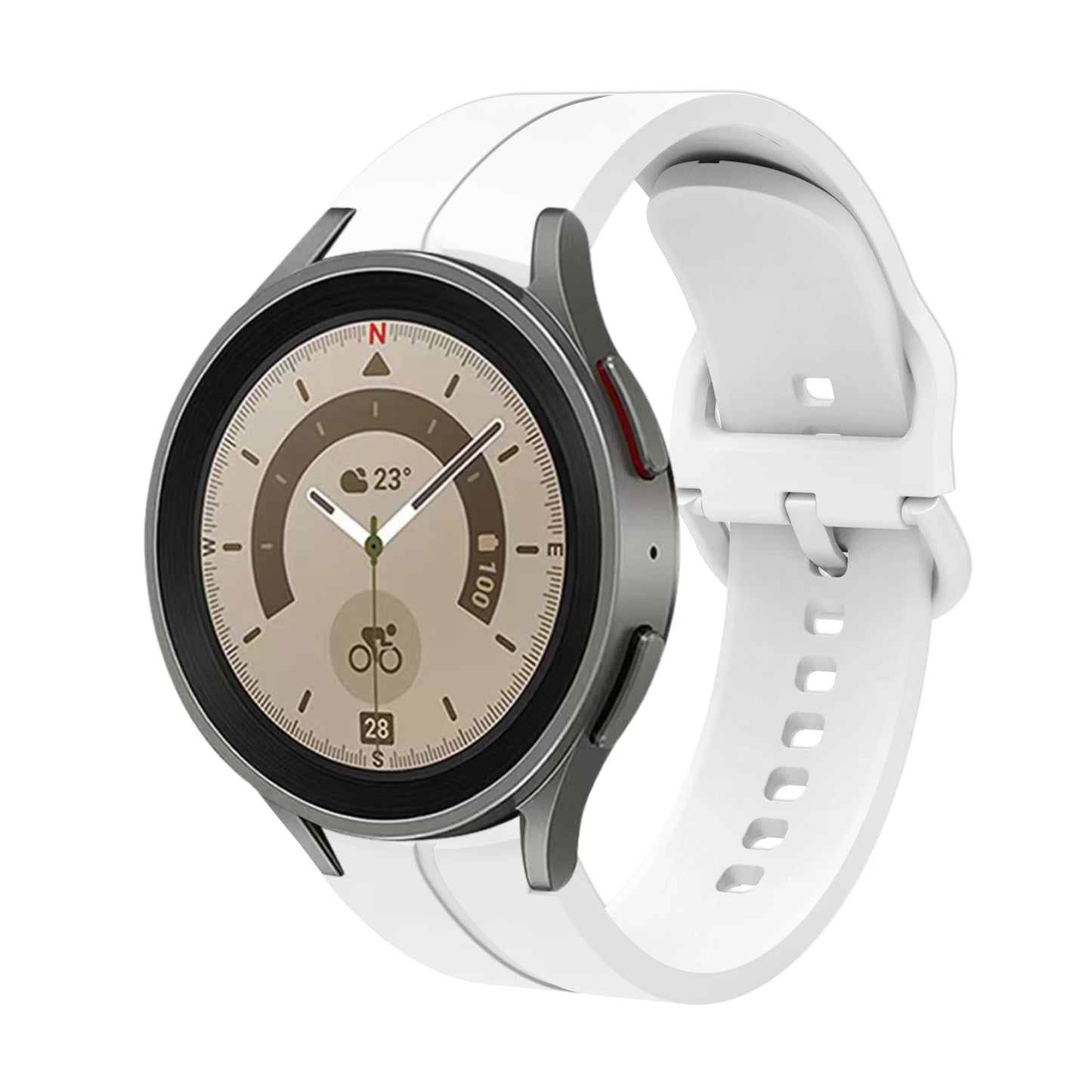 Silicone strap For Samsung Galaxy watch 7 6 5 4 40mm 44mm 45mm Original replacement band For Watch 6 4 Classic 43mm 47mm 46mm