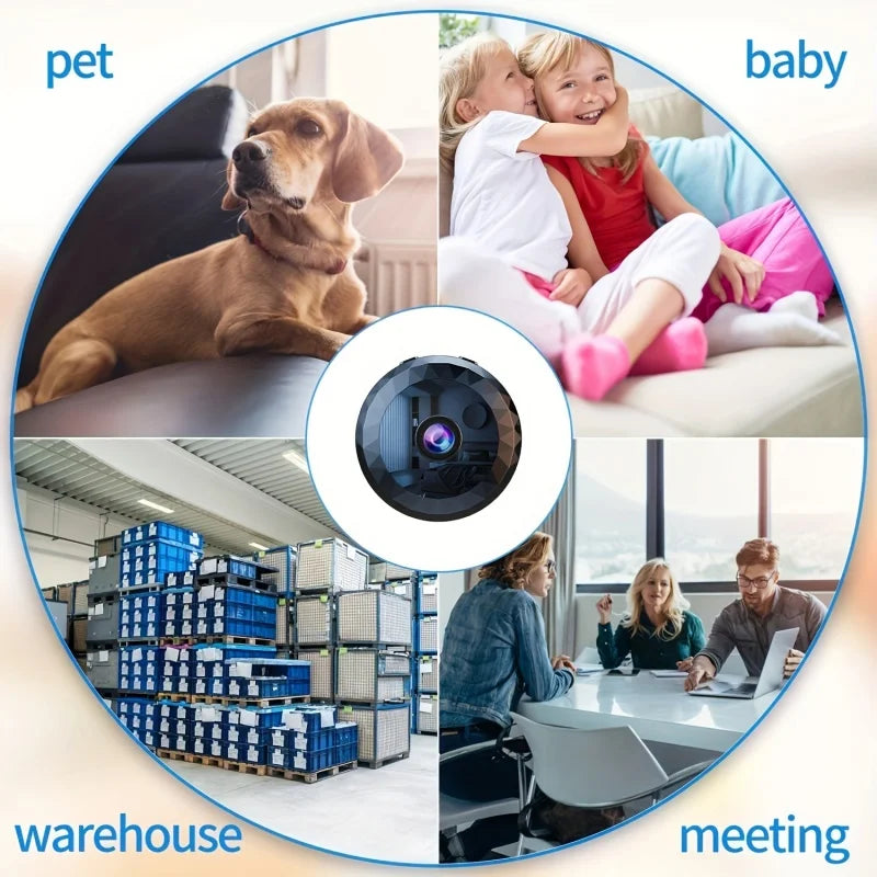 Mini 1080P HD WiFi Camera Wireless Security Camera Security Protection Voice Video Surveillance Night Version Camcorder 2024