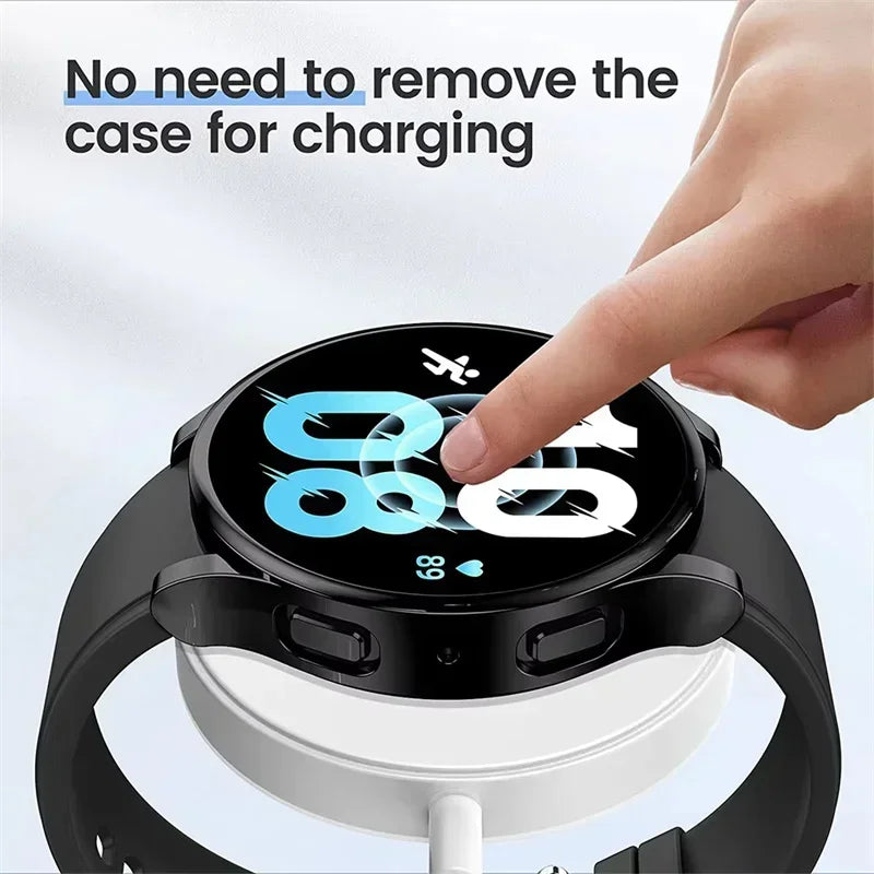 Protector Case For Samsung Galaxy Watch 4 5 6 7 FE 40mm 44mm Cover Coverage TPU Bumper Screen Protection Full 40mm Accessories