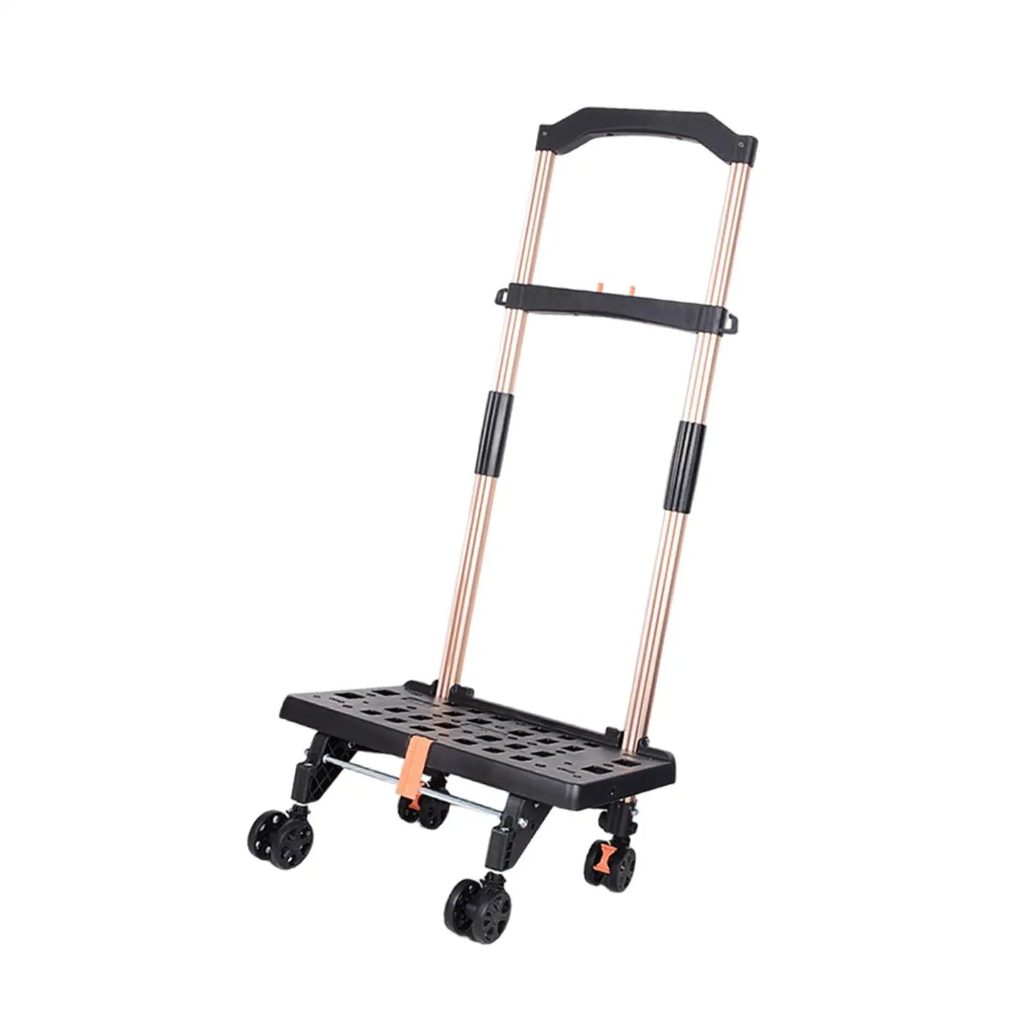 Folding Hand Truck, Heavy Duty Cart for Moving, Solid Utility Cart for Luggage, Personal, Travel, Moving, Office